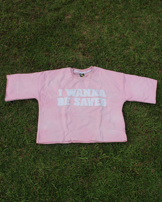 I wanna be saved top set (PINK)